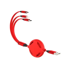 retractable USB type c cable