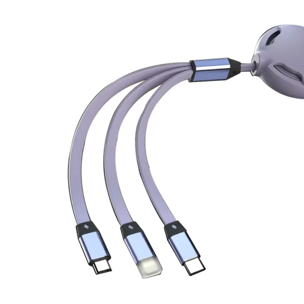 USB cable multiple connectors