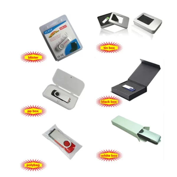 custom package for promotional gift USB stick