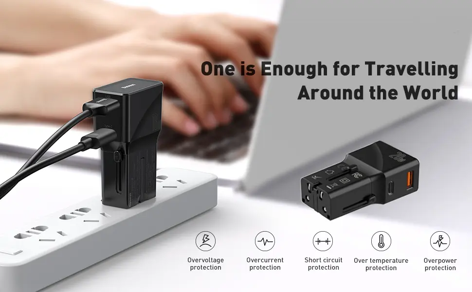 mini travel charger plug adapter