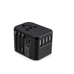 branded corporate gifts led logo travel adapter